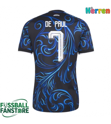 Argentinien Rodrigo De Paul #7 Replik Auswärtstrikot WM 2026 Kurzarm